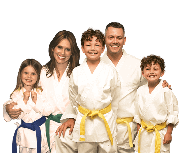 Martial Arts Lessons for Families in Alexandria VA - Group Family for Martial Arts Footer Banner
