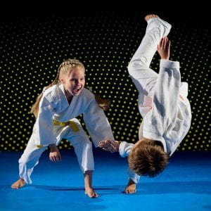 Martial Arts Lessons for Kids in Alexandria VA - Judo Toss Kids Girl